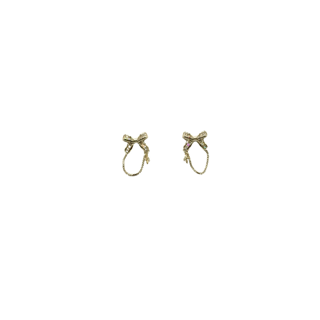 Luxury Bowknot Zirconia Stud Earrings