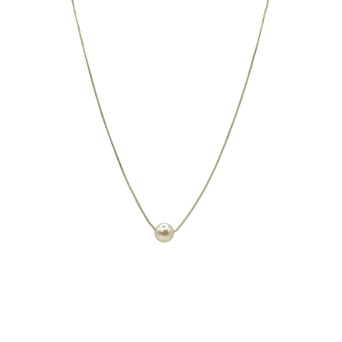 Minimalist Pearl  Necklace